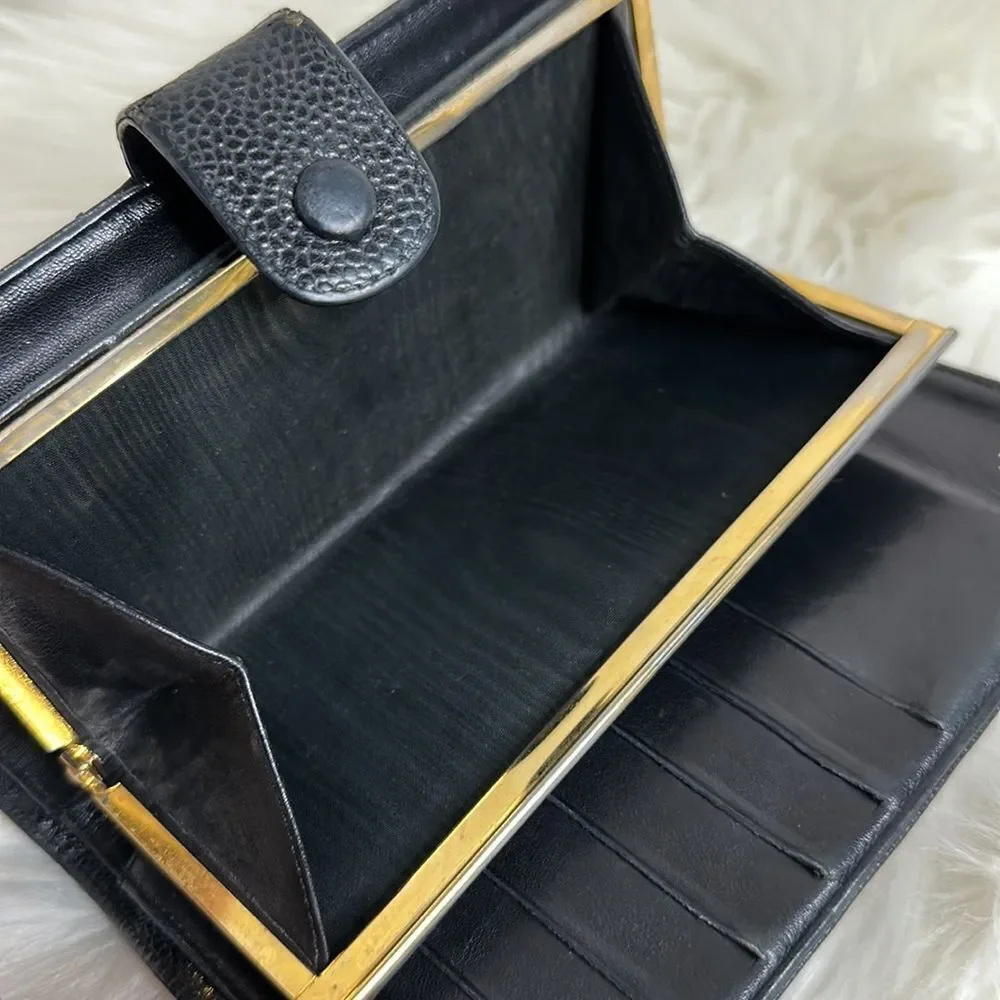 💯Authentic Chanel Caviar Long Wallet🍀